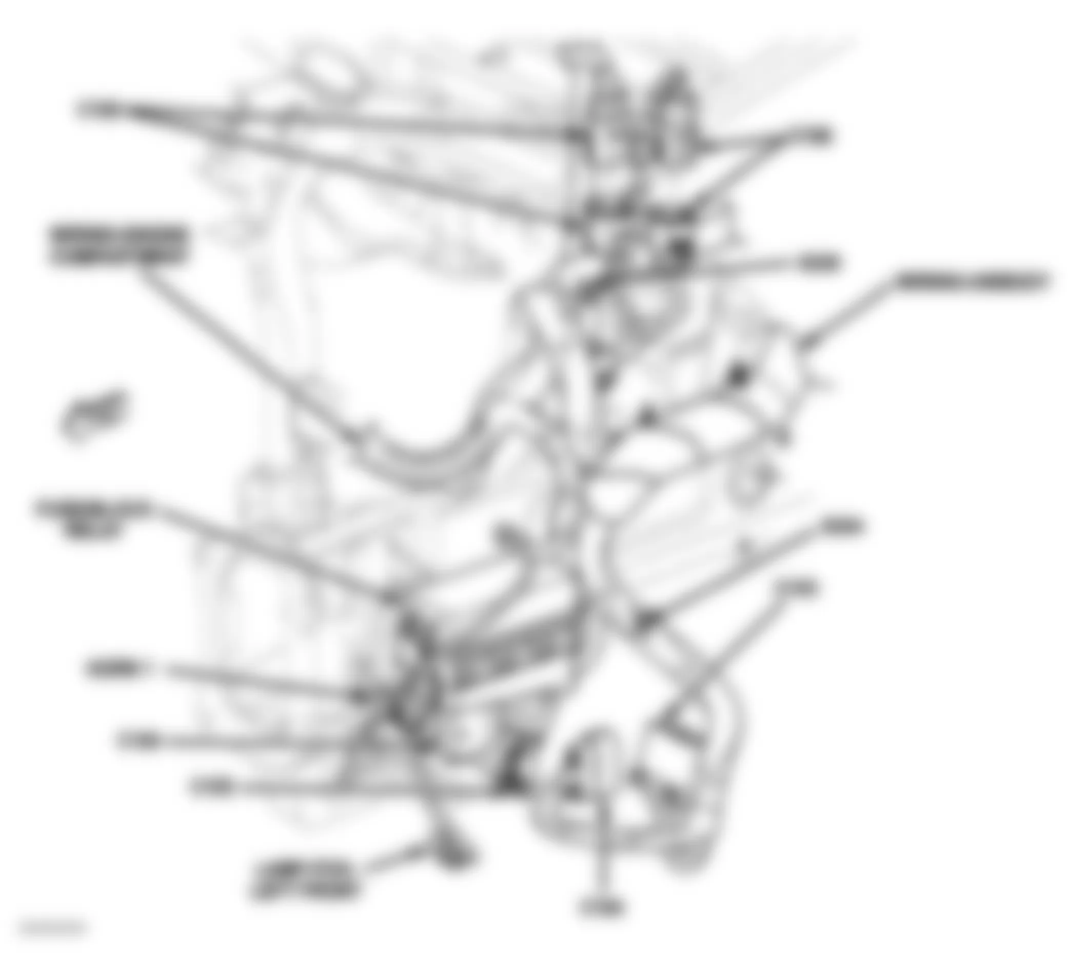 Jeep Compass Limited 2007 - Component Locations -  Frame Rail - Left Front