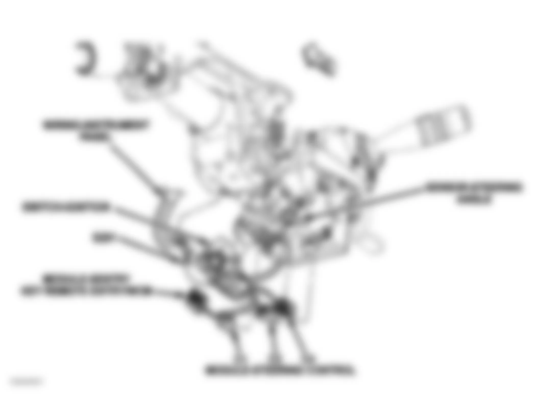 Jeep Compass Limited 2007 - Component Locations -  Steering Column