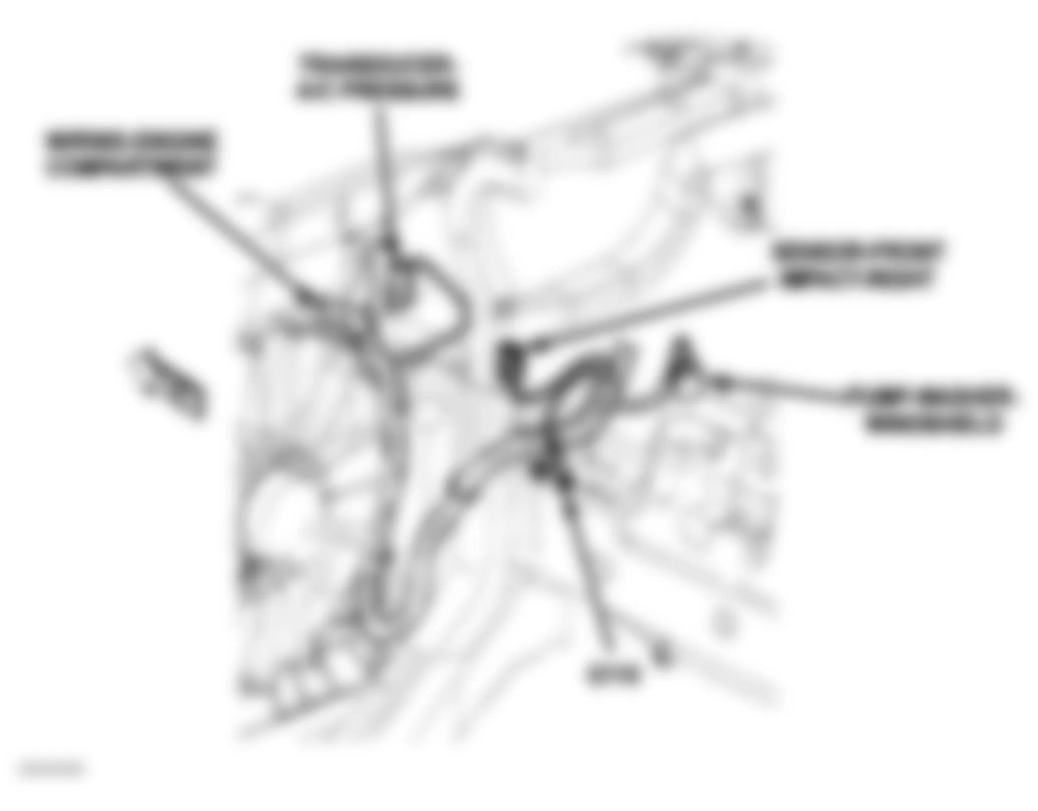 Jeep Compass Limited 2007 - Component Locations -  Engine Compartment - Right Front