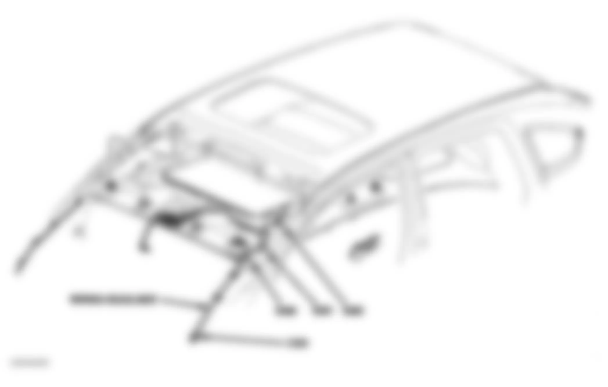 Jeep Compass Limited 2007 - Component Locations -  Headliner - Front