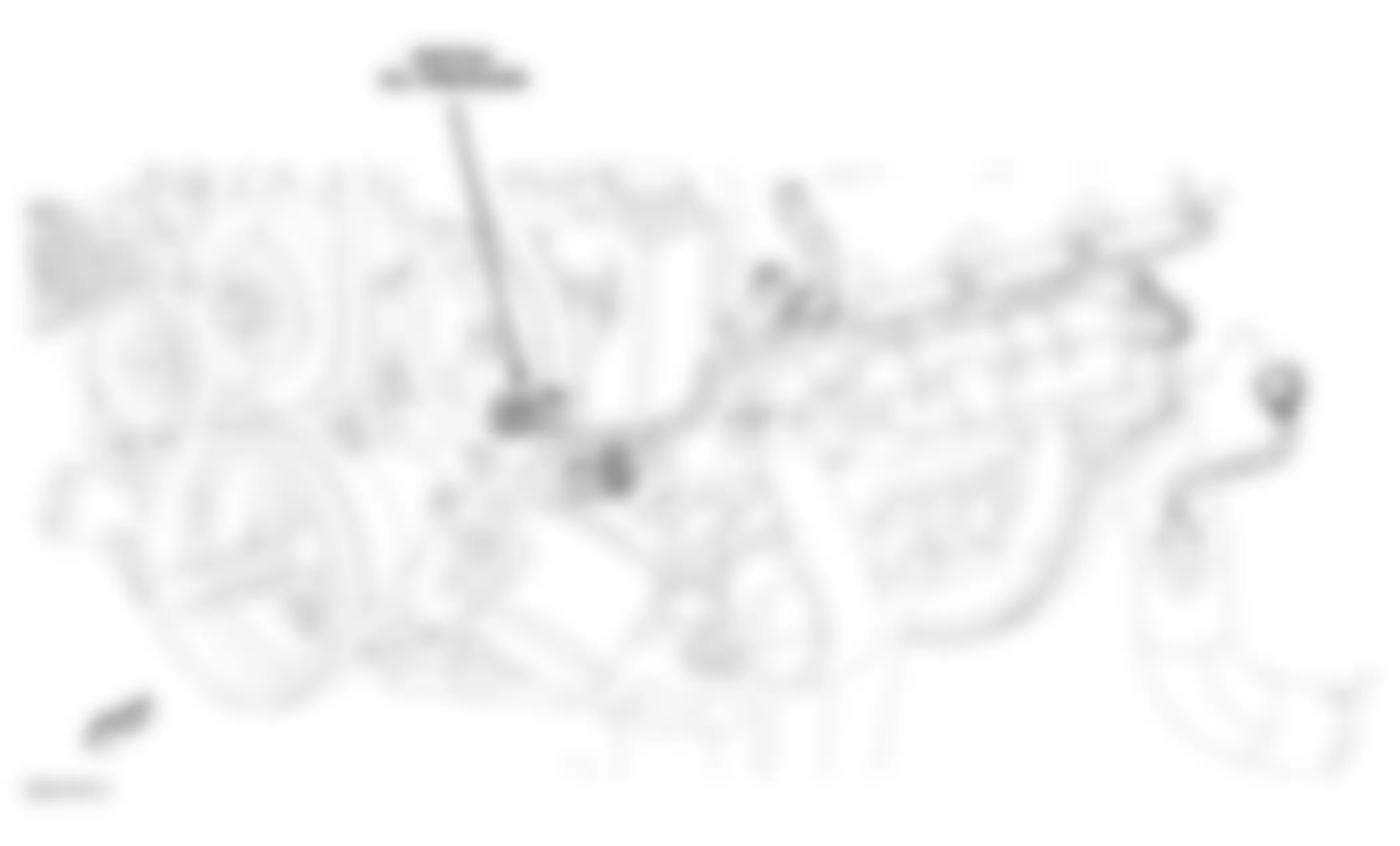 Jeep Liberty Limited 2007 - Component Locations -  Lower Left Of Engine
