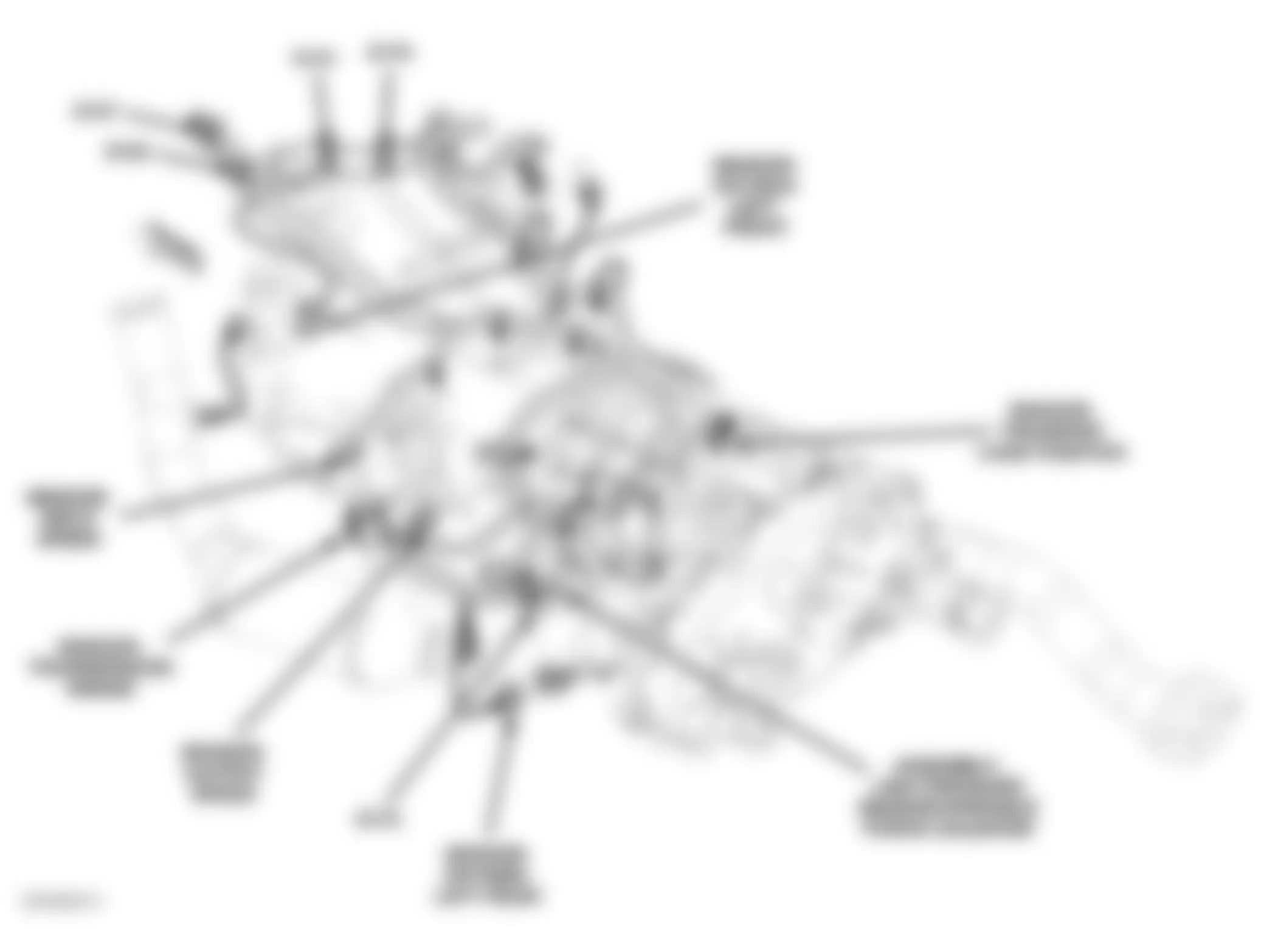 Jeep Liberty Limited 2007 - Component Locations -  Left Side Of Transmission