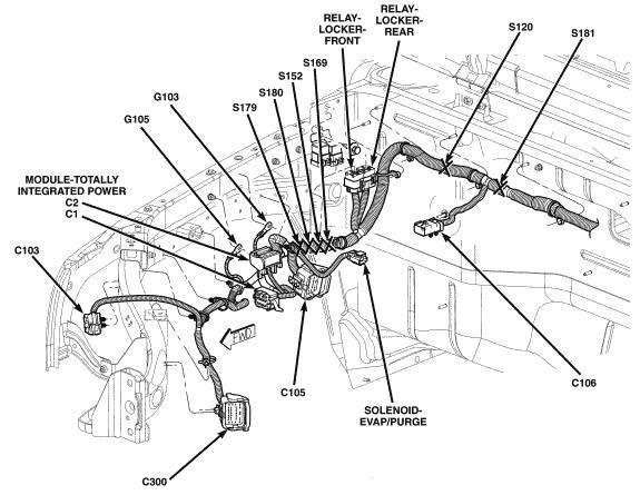 Jeep Wrangler Unlimited Rubicon 2008 - Component Locations -  Right Engine Compartment