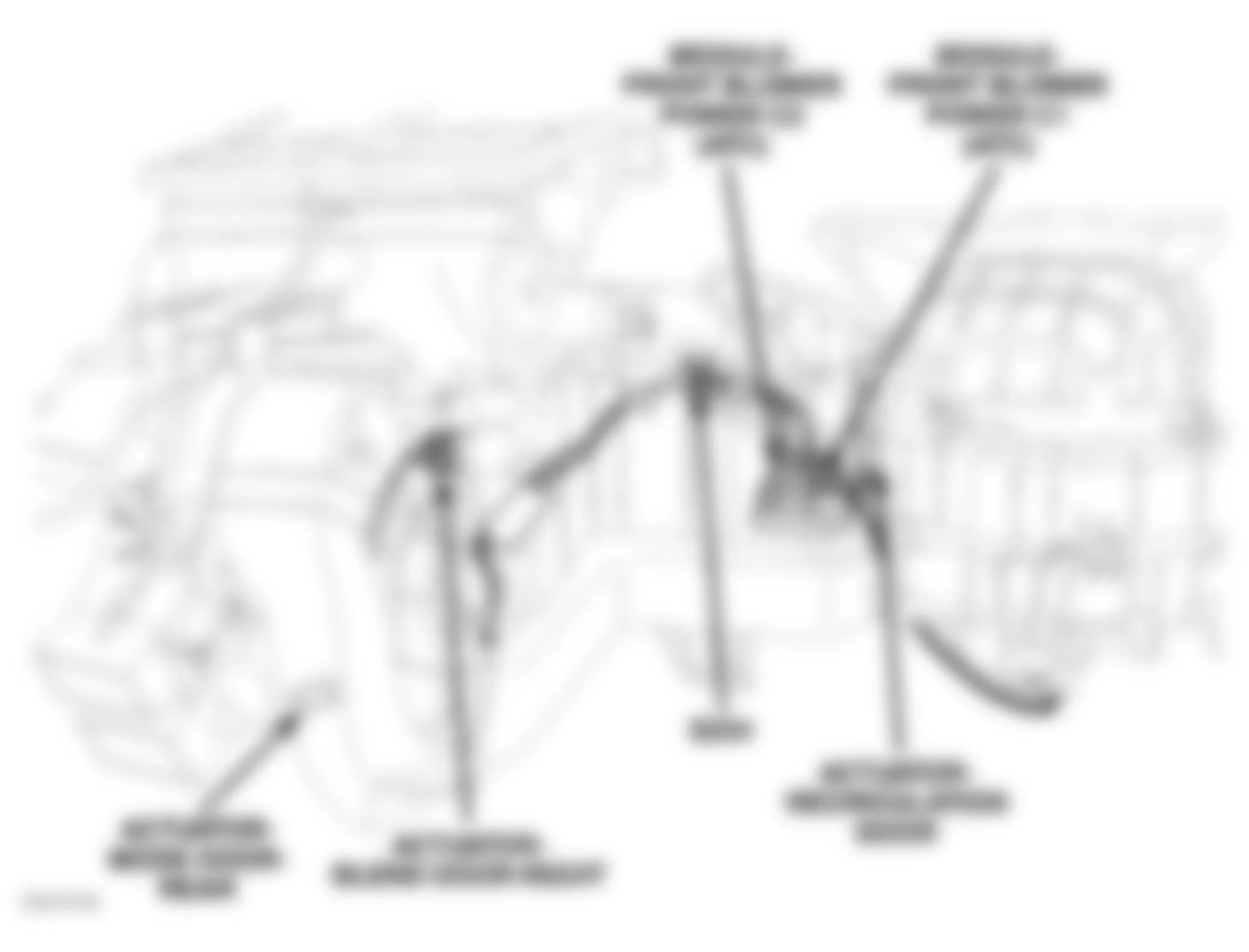 Jeep Commander Limited 2009 - Component Locations -  Right Side Of HVAC