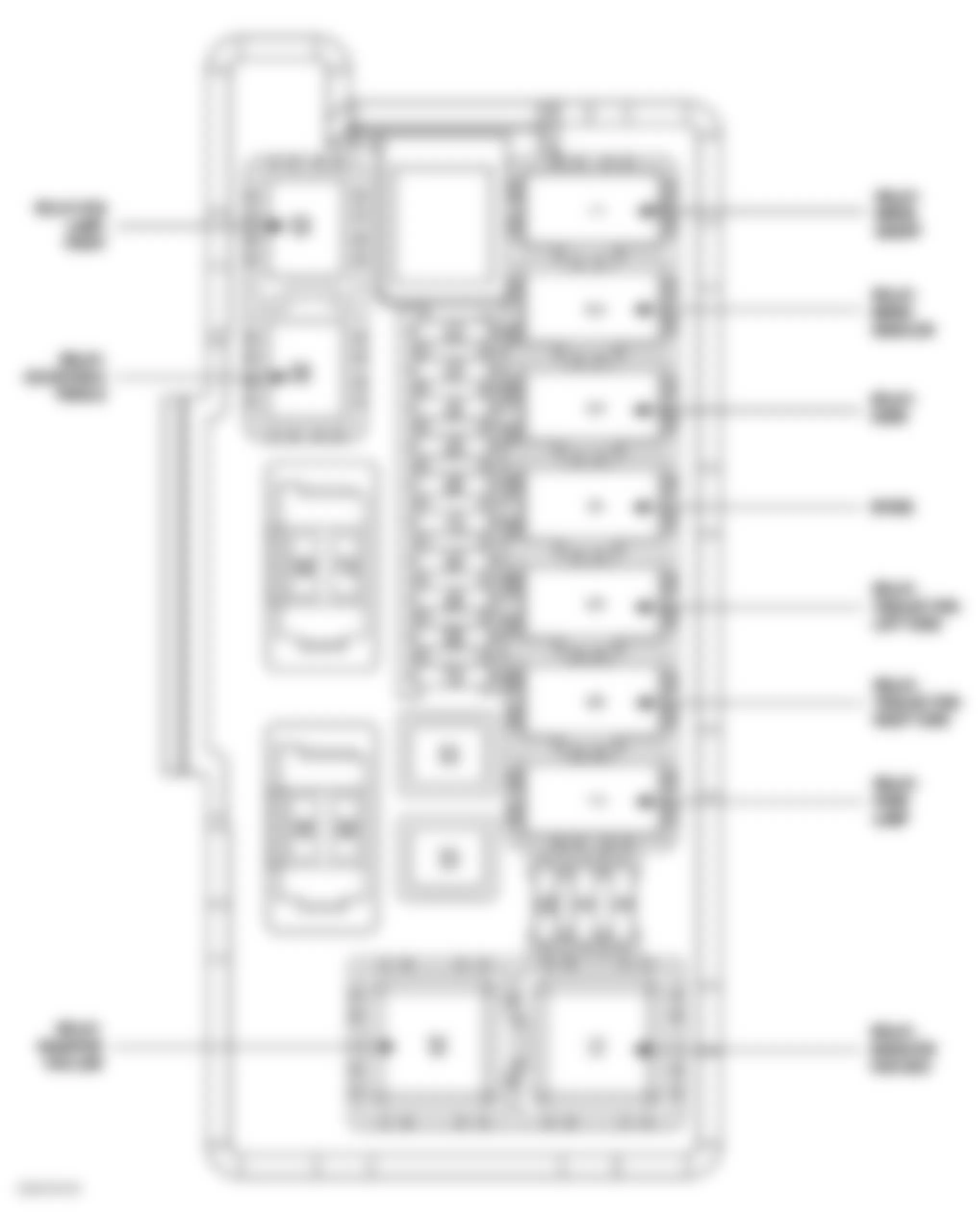 Jeep Commander Limited 2009 - Component Locations -  Identifying Integrated Power Module Components