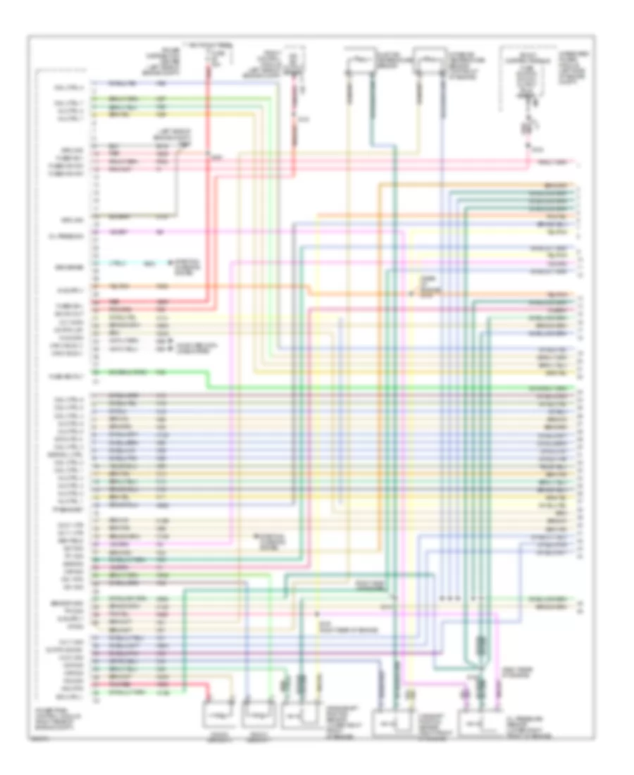 4.7L, Engine Performance Wiring Diagram (1 of 6) for Jeep Commander 2008
