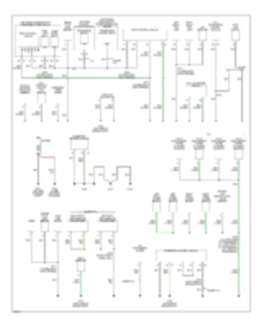 Ground Distribution Wiring Diagram 1 of 3 for Jeep Commander 2008