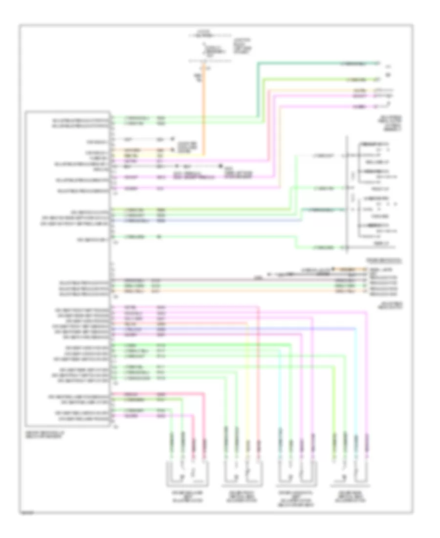 Memory Systems Wiring Diagram 1 of 2 for Jeep Commander 2008