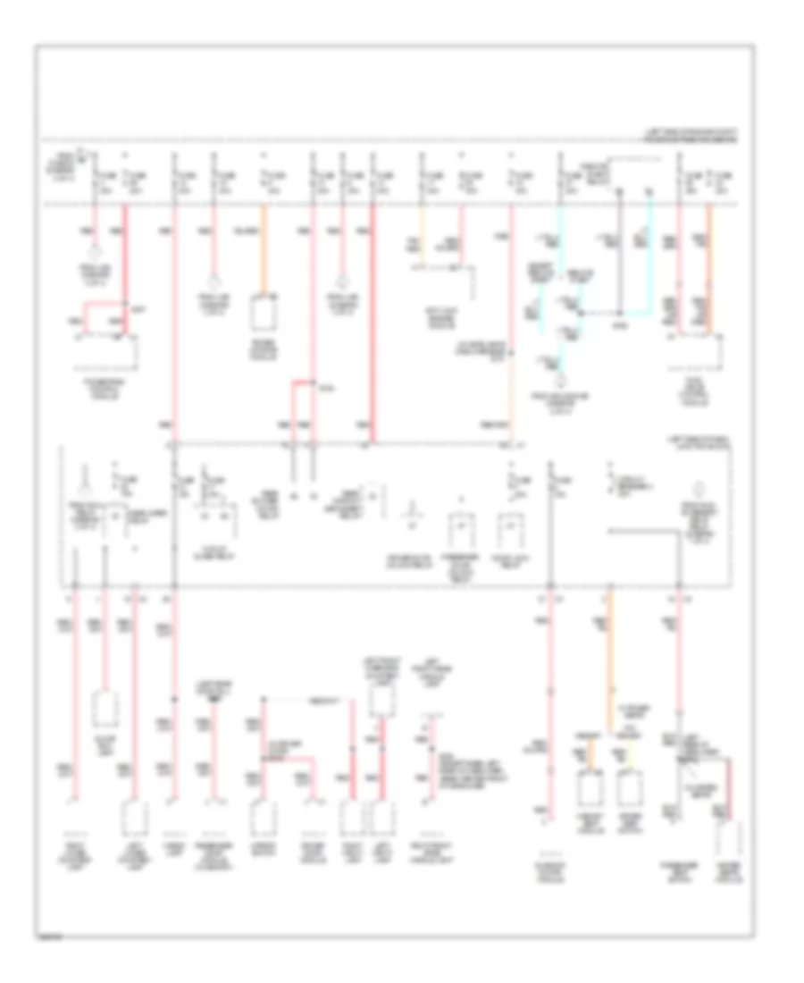 Power Distribution Wiring Diagram (4 of 4) for Jeep Commander 2008