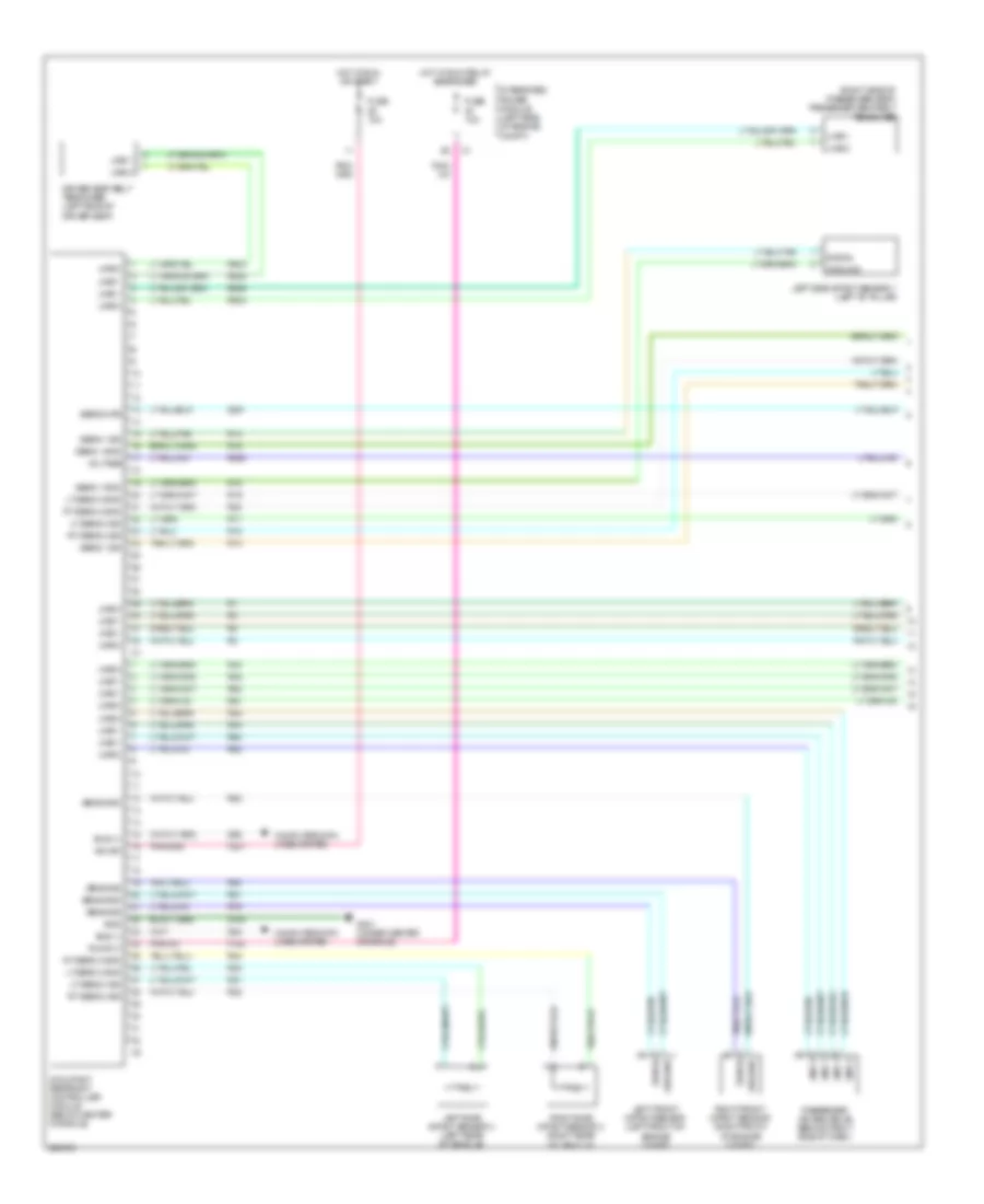 Supplemental Restraints Wiring Diagram 1 of 2 for Jeep Commander 2008