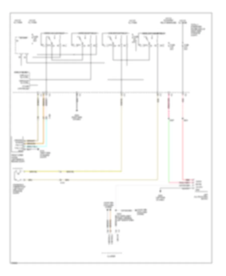 Front Wiper Washer Wiring Diagram for Jeep Wrangler Islander 2010
