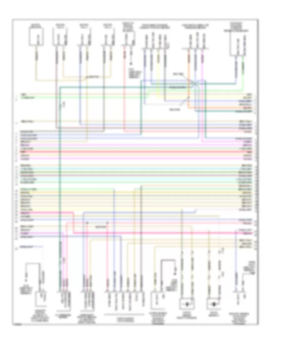 3.6L, Engine Performance Wiring Diagram (3 of 5) for Jeep Wrangler Unlimited Sport 2012