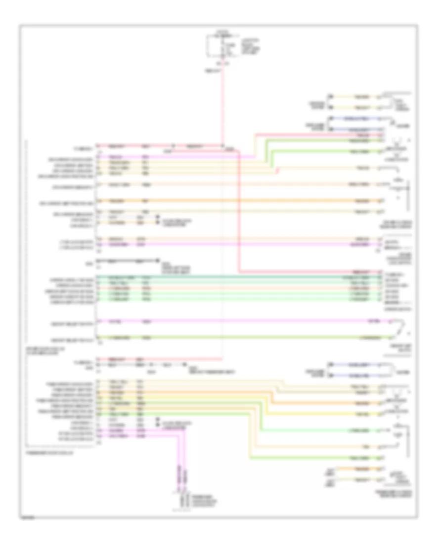 Memory Systems Wiring Diagram 2 of 2 for Jeep Commander Limited 2008