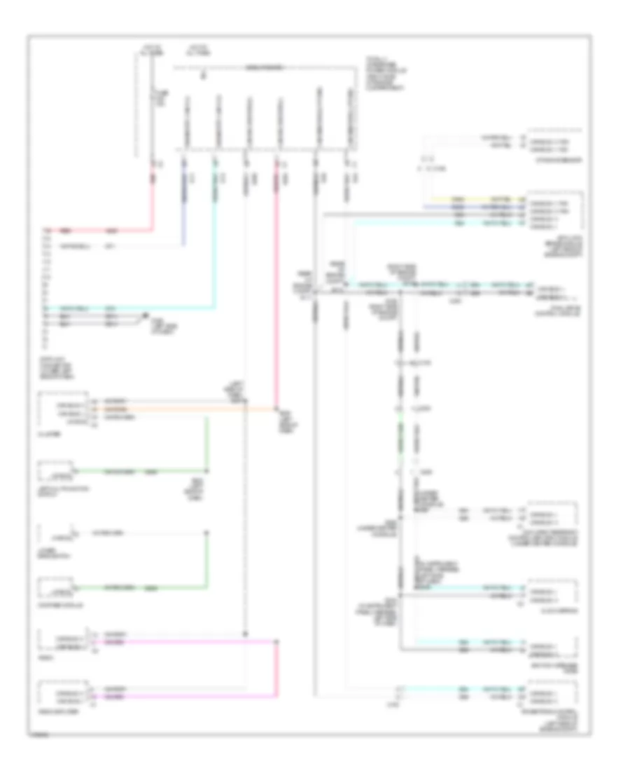 Computer Data Lines Wiring Diagram for Jeep Wrangler Mountain 2010