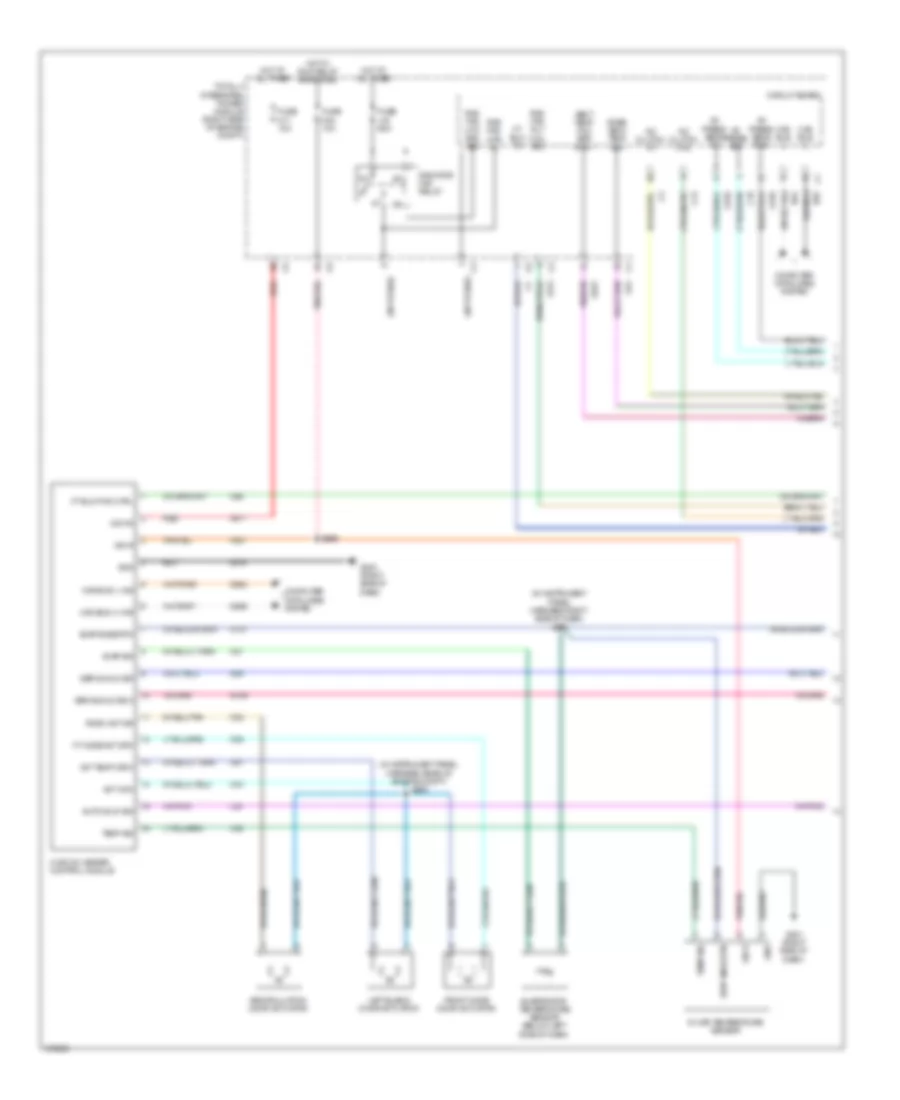 Automatic AC Wiring Diagram (1 of 2) for Jeep Wrangler Unlimited Sport S 2012