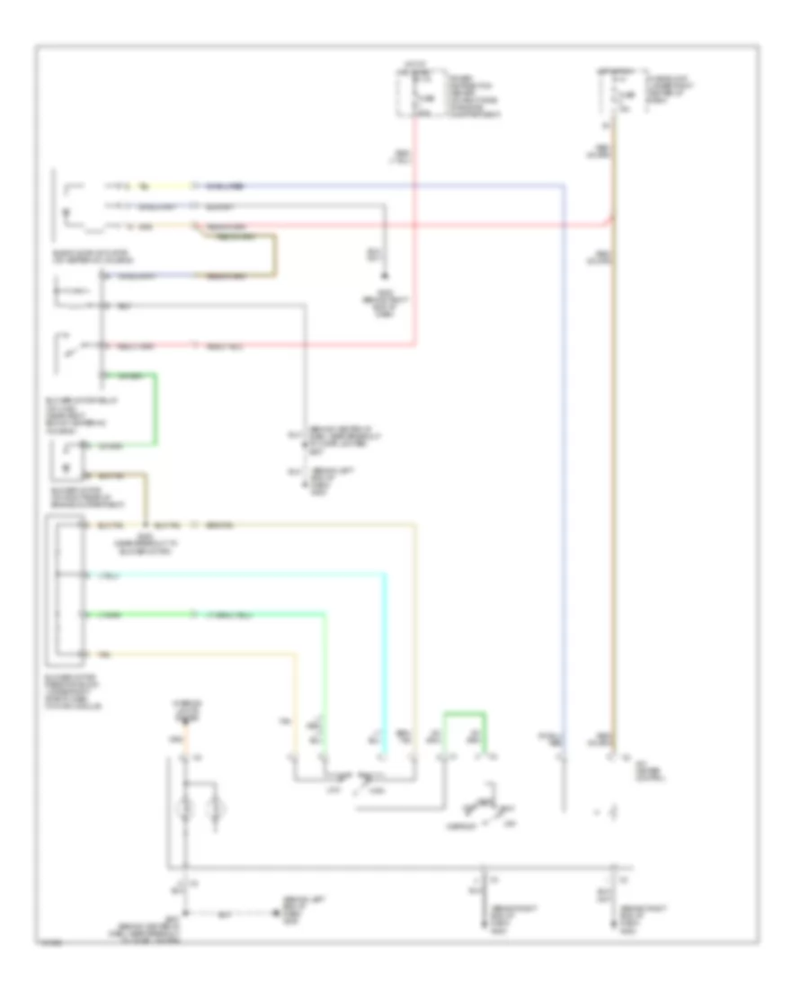 Heater Wiring Diagram for Jeep Wrangler X 2004