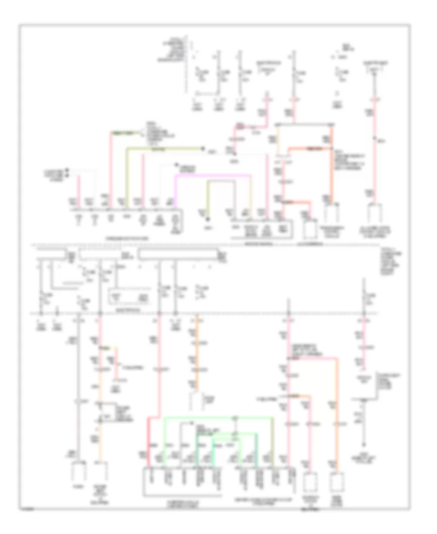 Power Distribution Wiring Diagram (2 of 3) for Jeep Compass Latitude 2013