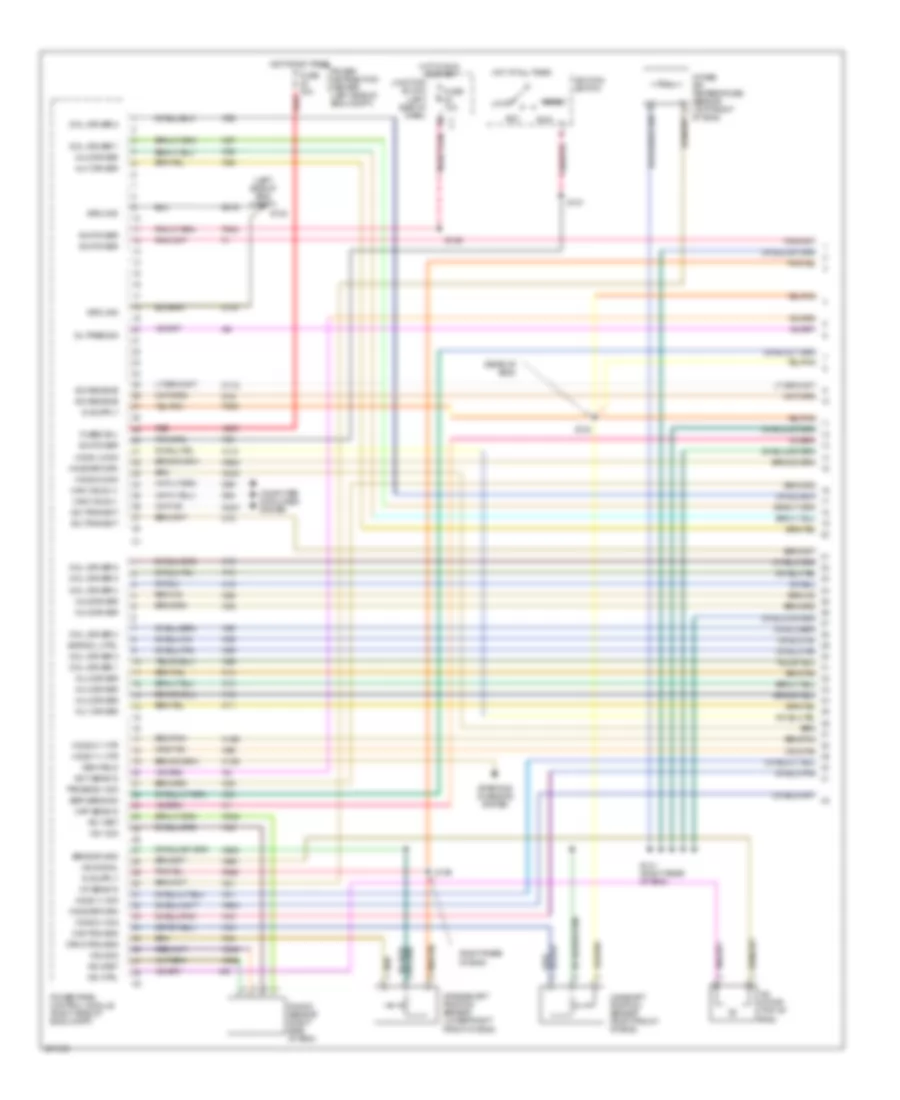 4.7L, Engine Performance Wiring Diagram (1 of 6) for Jeep Grand Cherokee Laredo 2005