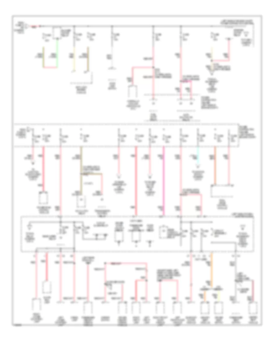 Power Distribution Wiring Diagram 2 of 3 for Jeep Grand Cherokee Laredo 2005