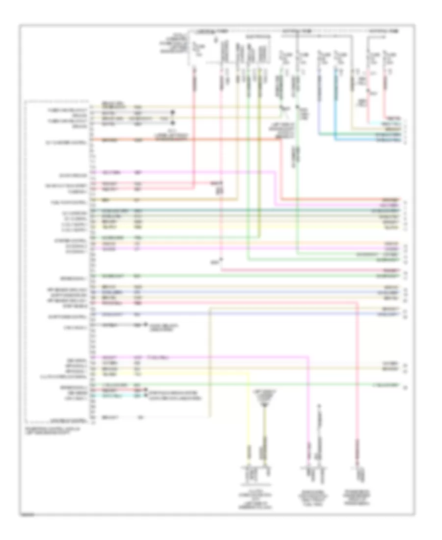 2.4L, Engine Performance Wiring Diagram (1 of 5) for Jeep Compass Limited 2008