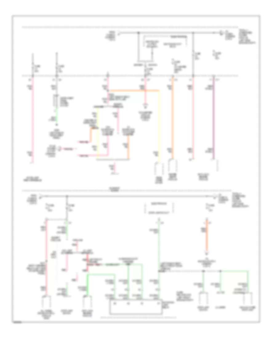 Power Distribution Wiring Diagram 2 of 4 for Jeep Compass Limited 2008
