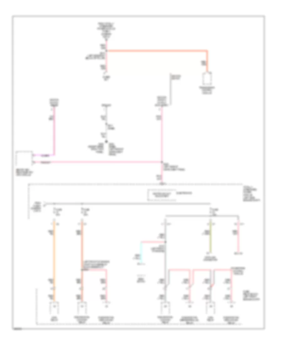 Power Distribution Wiring Diagram 3 of 4 for Jeep Compass Limited 2008