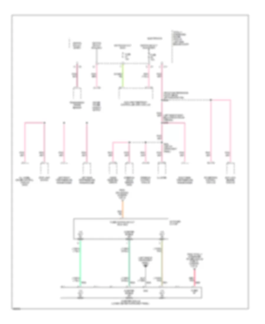 Power Distribution Wiring Diagram 4 of 4 for Jeep Compass Limited 2008