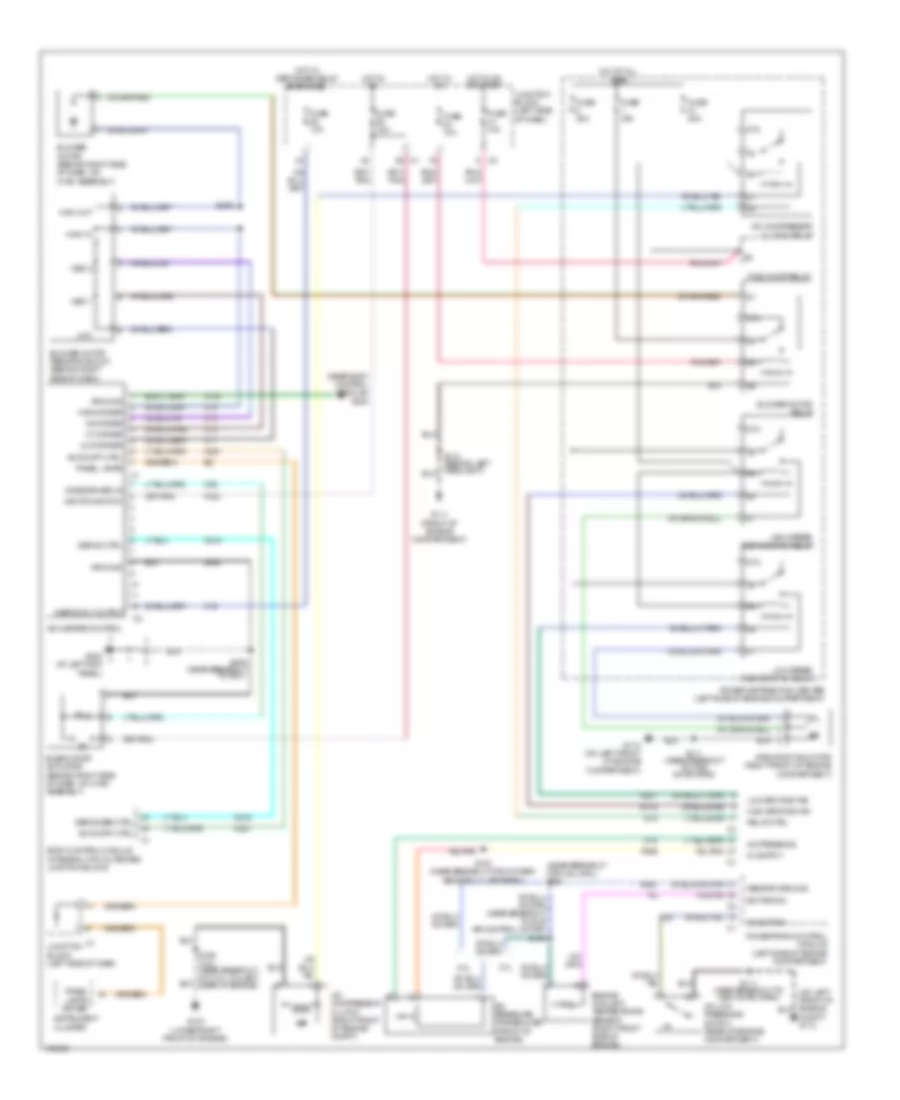 3.7L, Manual AC Wiring Diagram for Jeep Liberty Limited 2005