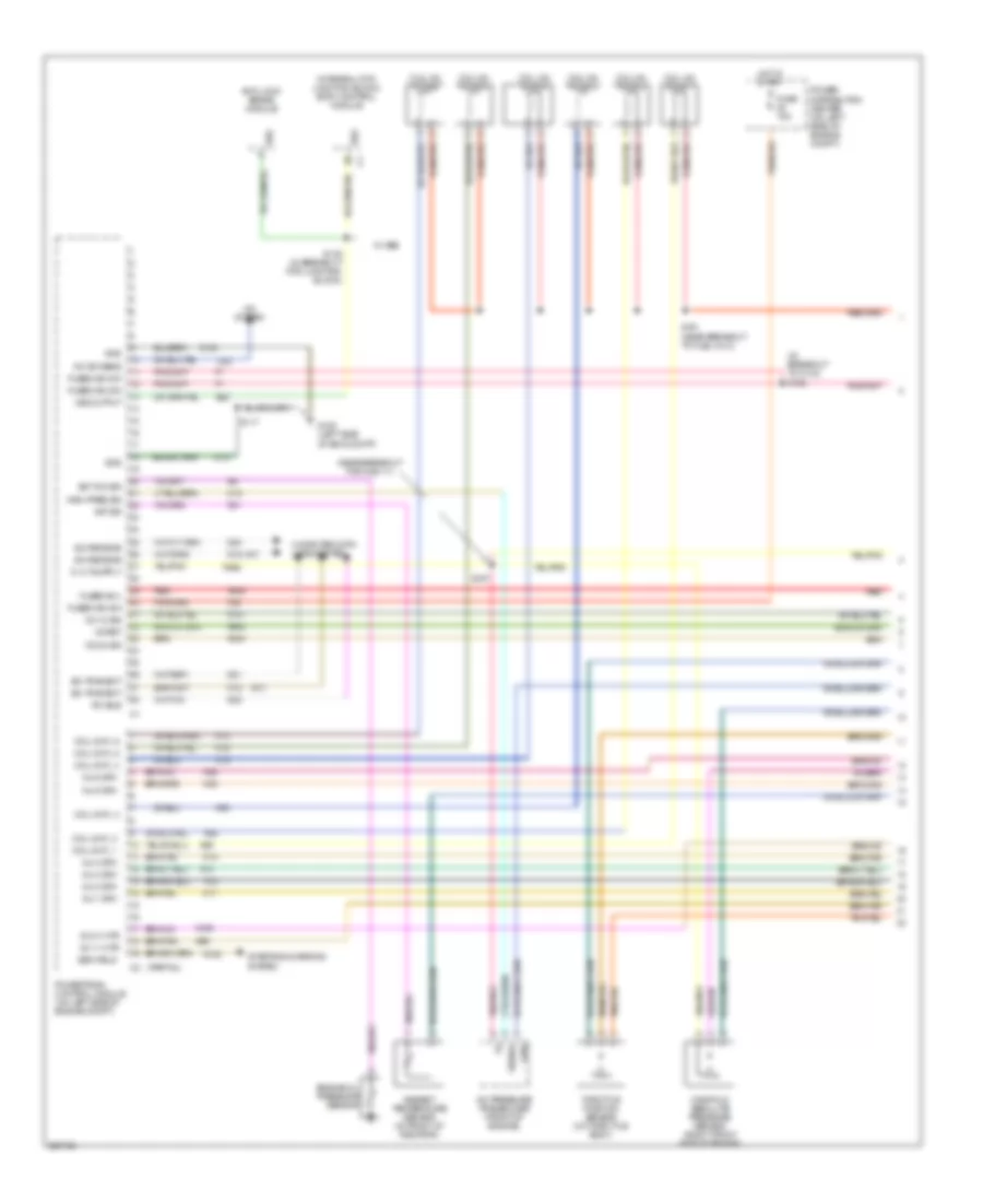 3.7L, Engine Performance Wiring Diagram (1 of 5) for Jeep Liberty Limited 2005