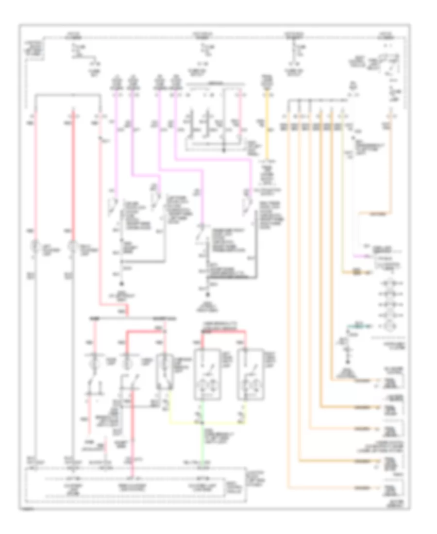 Interior Lights Wiring Diagram for Jeep Liberty Limited 2005