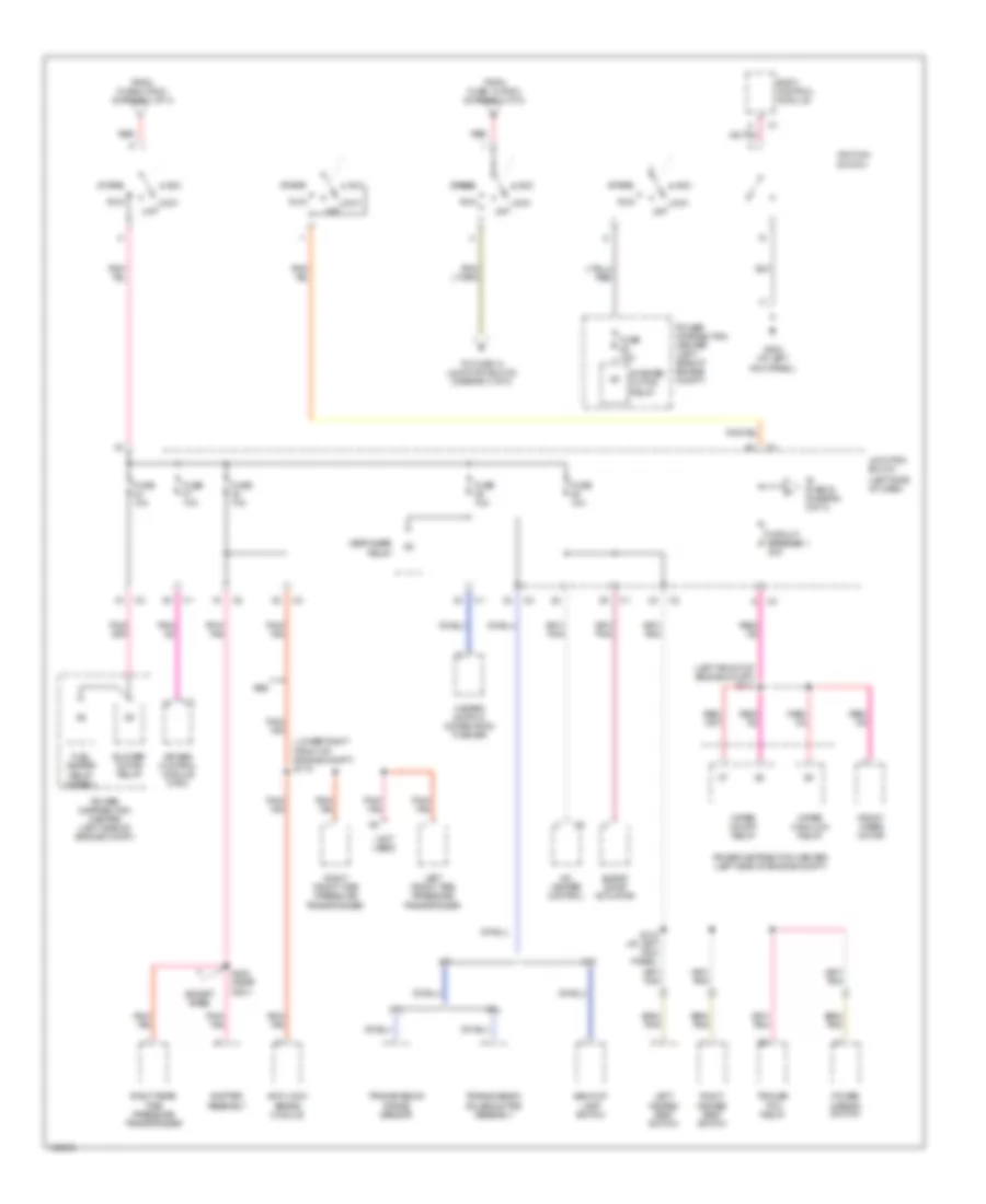 Power Distribution Wiring Diagram 2 of 3 for Jeep Liberty Limited 2005