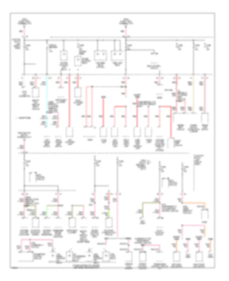 Power Distribution Wiring Diagram 3 of 3 for Jeep Liberty Limited 2005