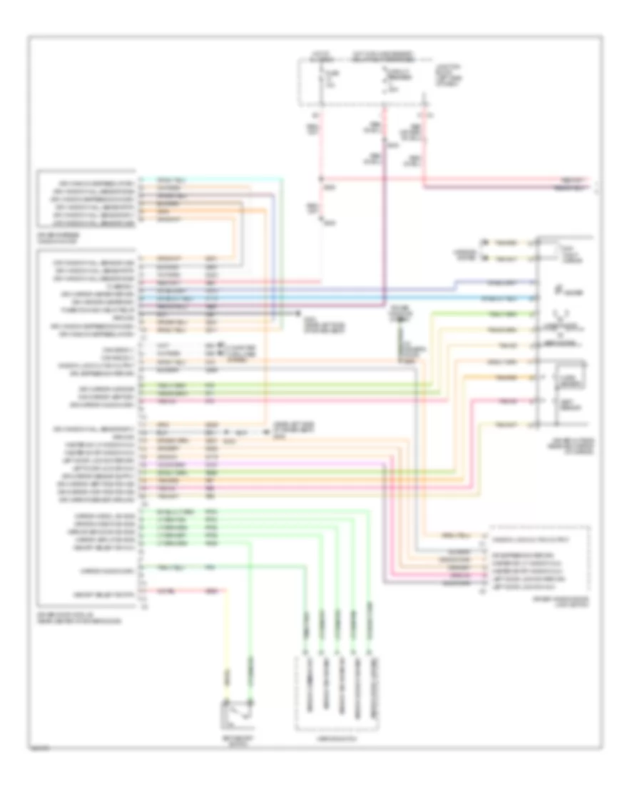 Memory Systems Wiring Diagram 2 of 3 for Jeep Grand Cherokee Laredo 2008