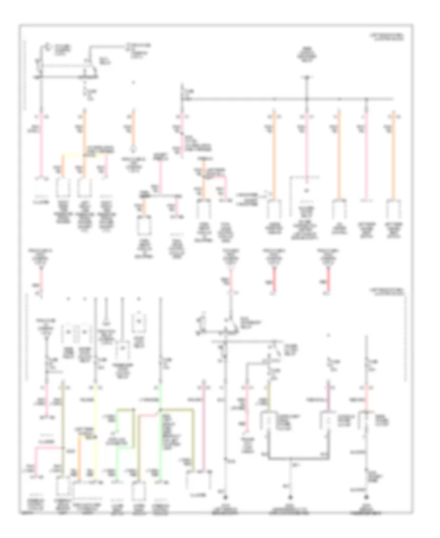 Power Distribution Wiring Diagram 3 of 4 for Jeep Grand Cherokee Laredo 2008