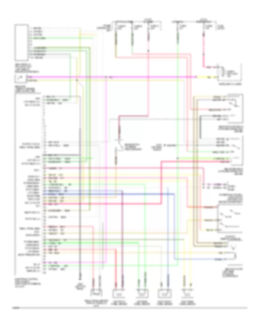 Anti lock Brake Wiring Diagrams for Jeep Cherokee Country 1994