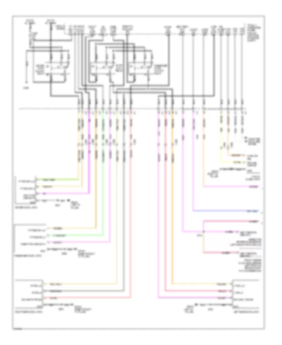 Forced Entry Wiring Diagram 1 of 2 for Jeep Grand Cherokee Laredo 2013