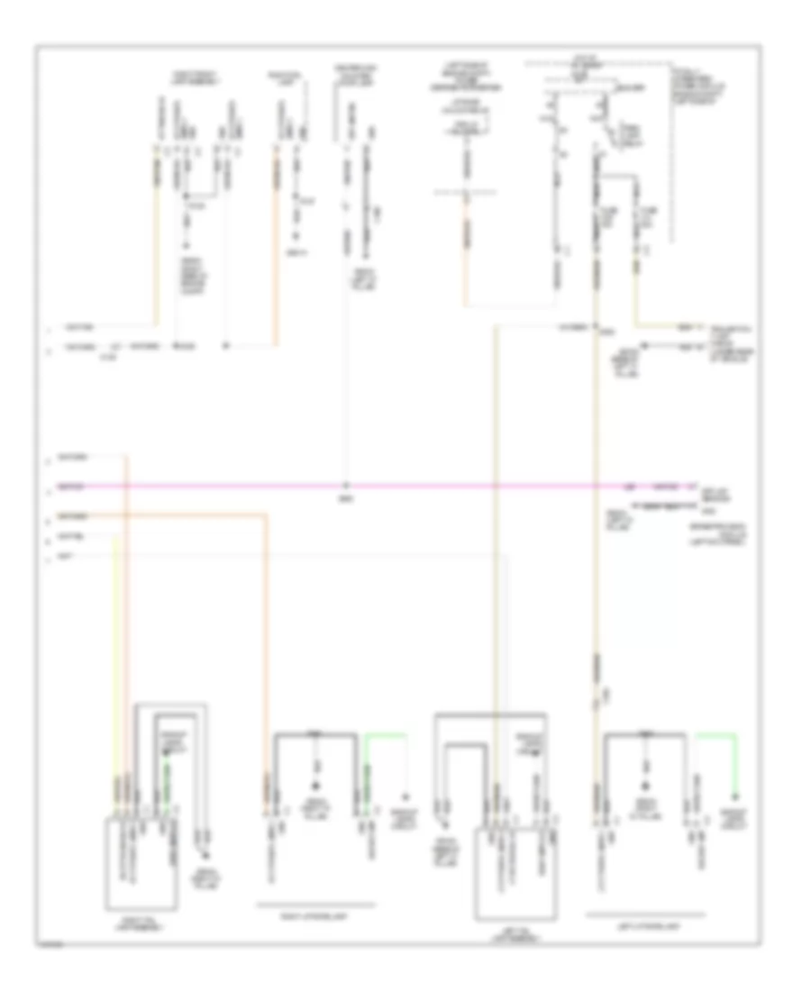 Exterior Lamps Wiring Diagram 2 of 2 for Jeep Grand Cherokee Laredo 2013