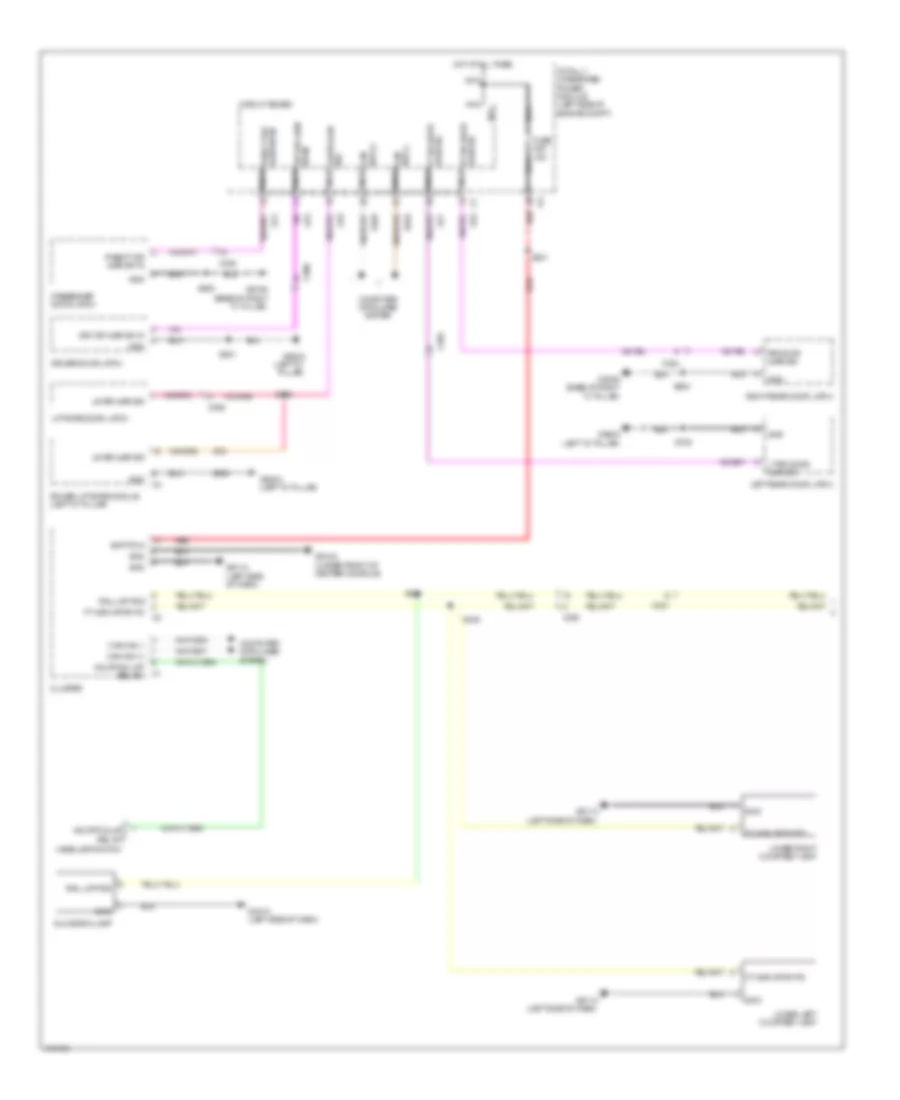 Courtesy Lamps Wiring Diagram 1 of 2 for Jeep Grand Cherokee Laredo 2013