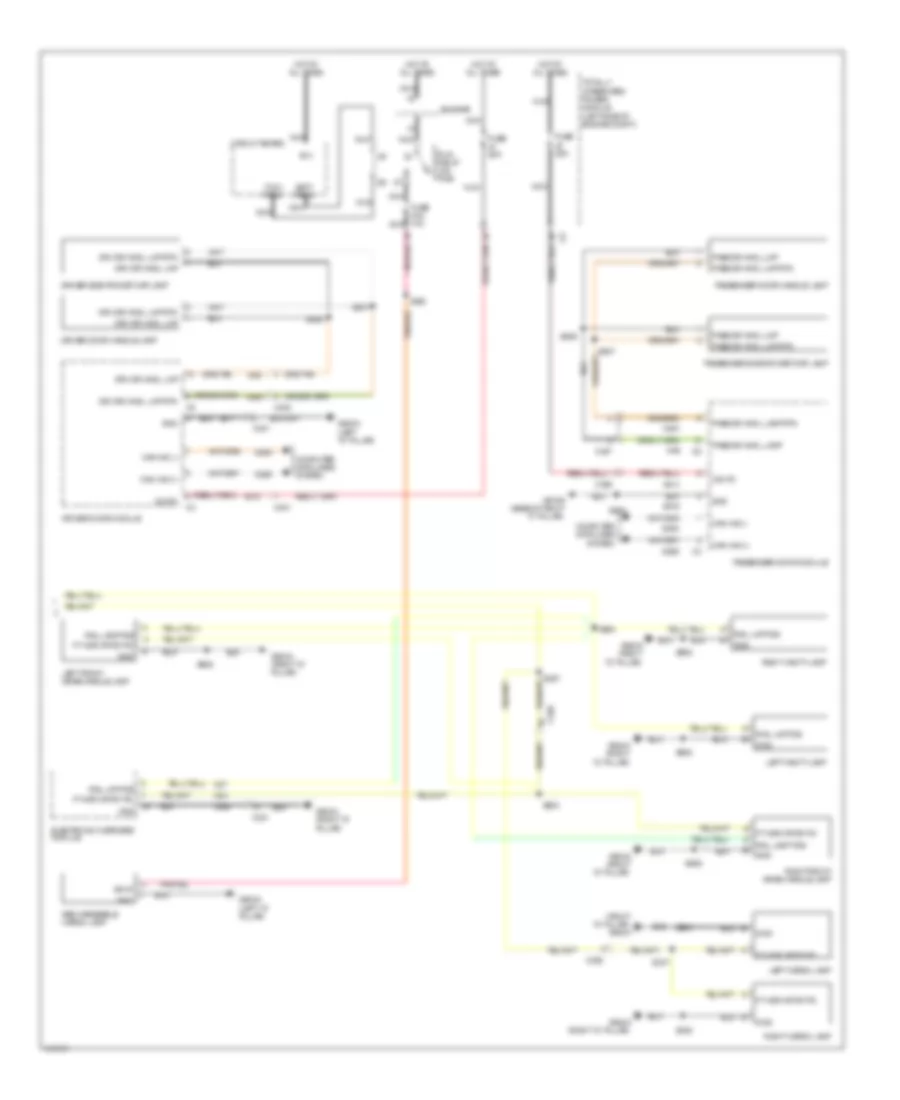 Courtesy Lamps Wiring Diagram 2 of 2 for Jeep Grand Cherokee Laredo 2013