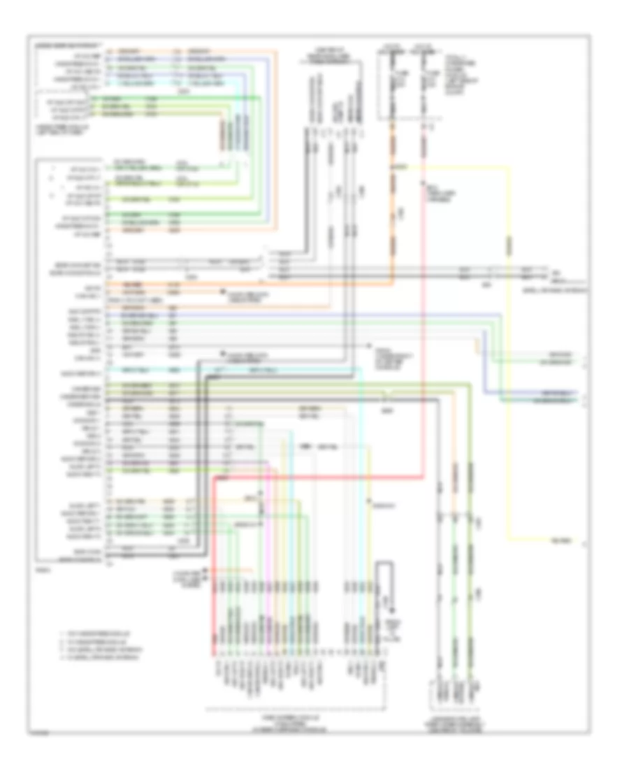Radio Wiring Diagram (1 of 3) for Jeep Grand Cherokee Laredo 2013