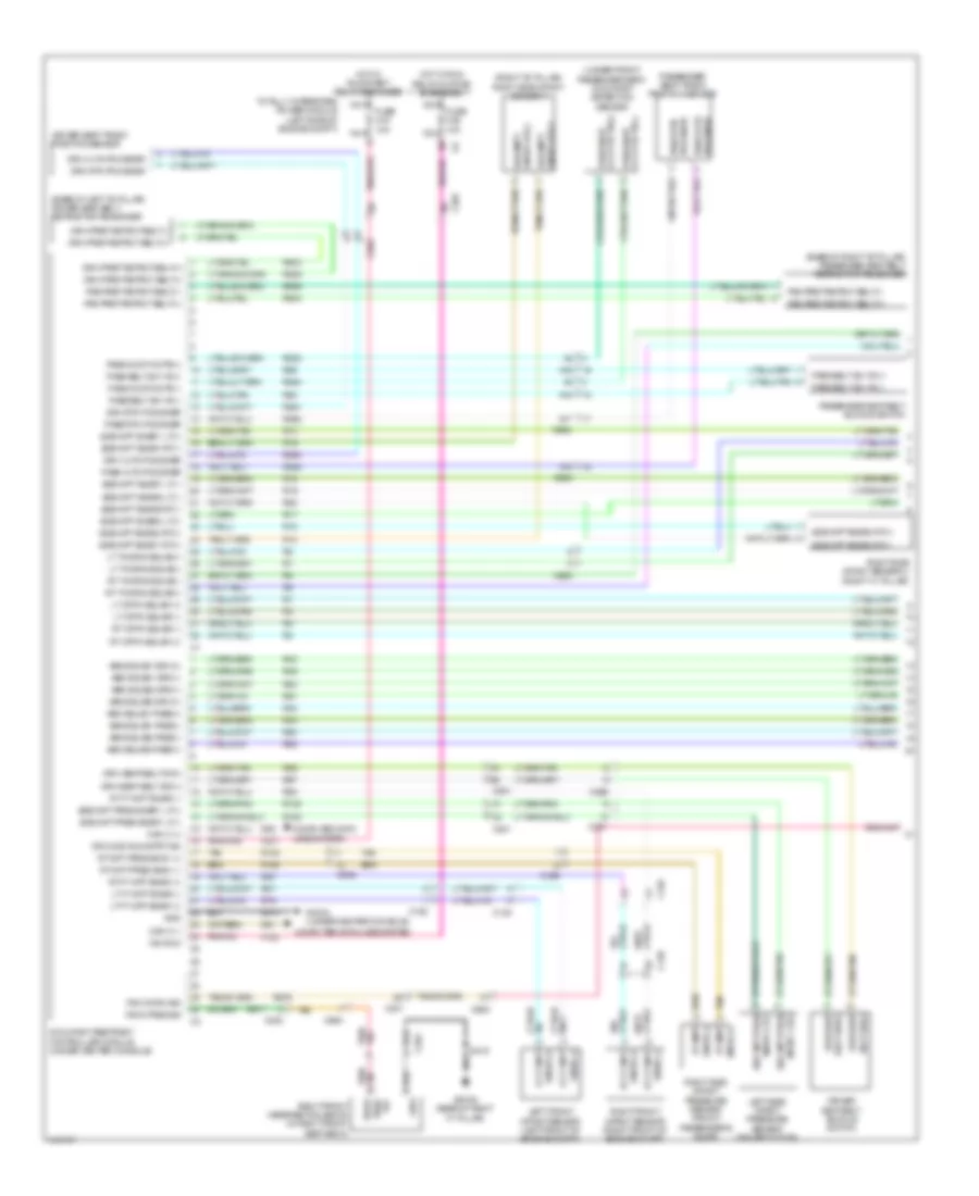 Supplemental Restraints Wiring Diagram 1 of 2 for Jeep Grand Cherokee Laredo 2013