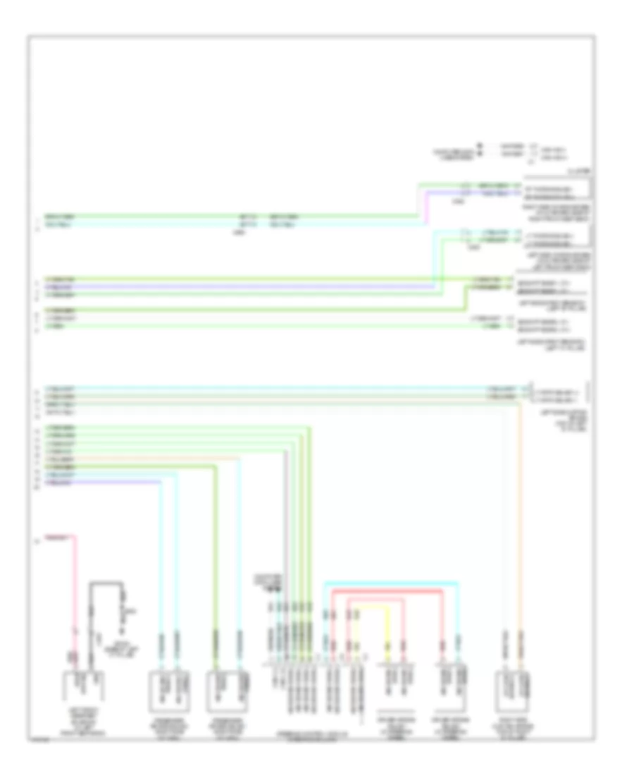 Supplemental Restraints Wiring Diagram 2 of 2 for Jeep Grand Cherokee Laredo 2013