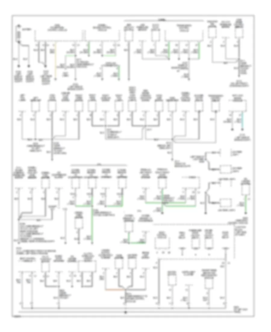 Ground Distribution Wiring Diagram 1 of 2 for Jeep Liberty Renegade 2005