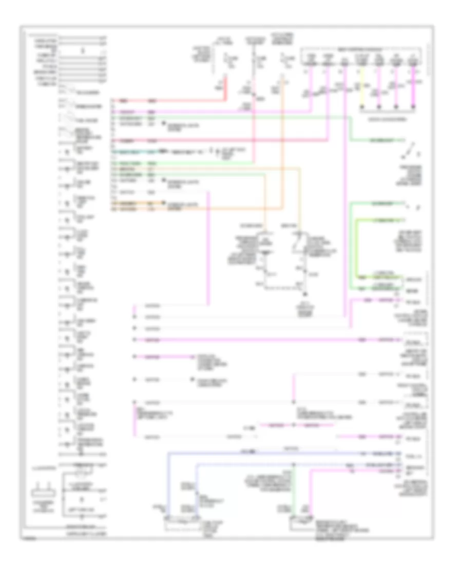 Instrument Cluster Wiring Diagram for Jeep Liberty Renegade 2005