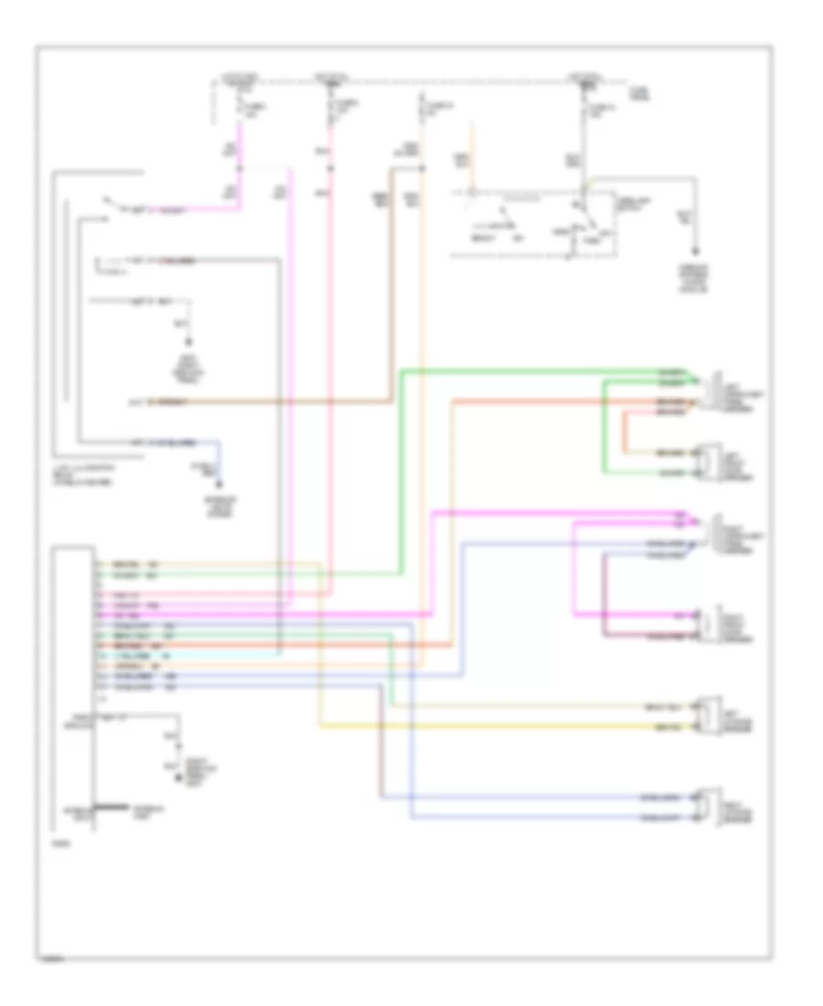 Radio Wiring Diagrams for Jeep Cherokee SE 1994