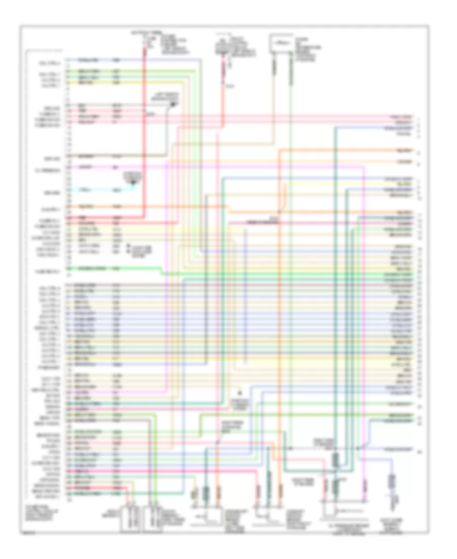4.7L, Engine Performance Wiring Diagram (1 of 6) for Jeep Grand Cherokee Limited 2008
