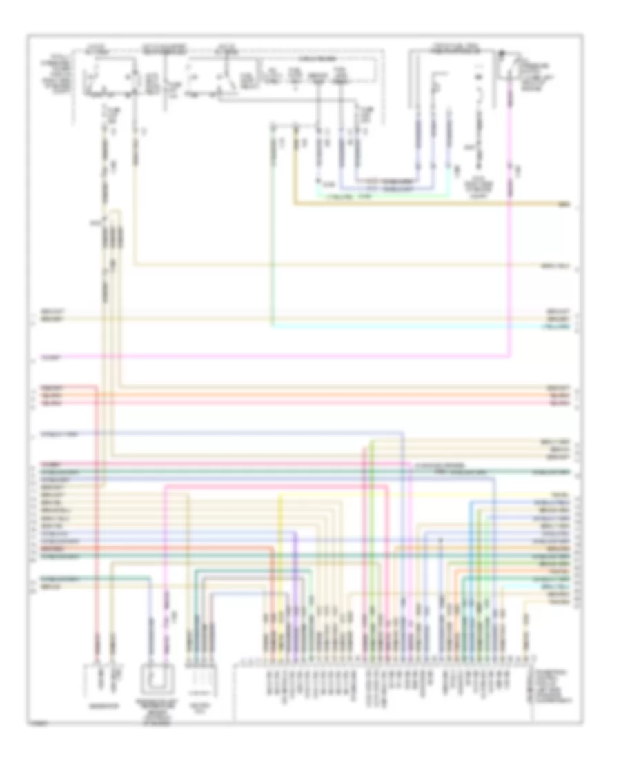 3.8L, Engine Performance Wiring Diagram (2 of 5) for Jeep Wrangler Unlimited Mountain 2010