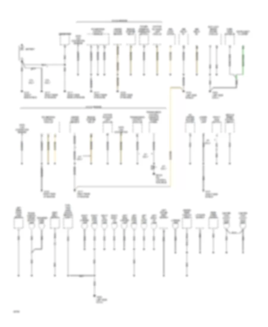 Ground Distribution Wiring Diagram 1 of 2 for Jeep Cherokee Sport 1994