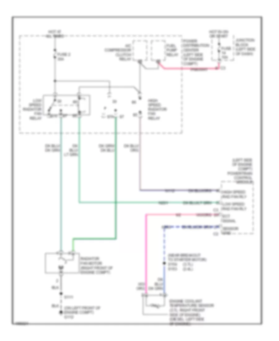 2 4L Cooling Fan Wiring Diagram for Jeep Liberty Rocky Mountain Edition 2005
