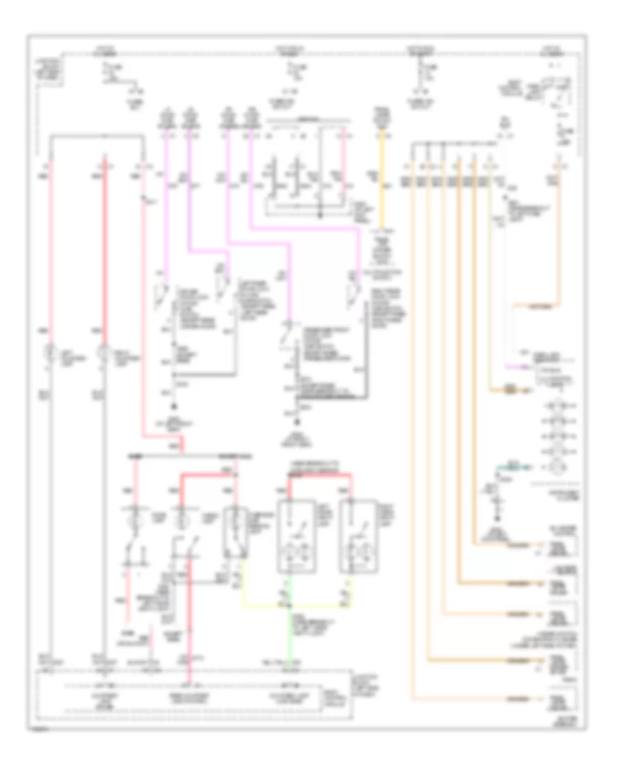 Interior Lights Wiring Diagram for Jeep Liberty Rocky Mountain Edition 2005